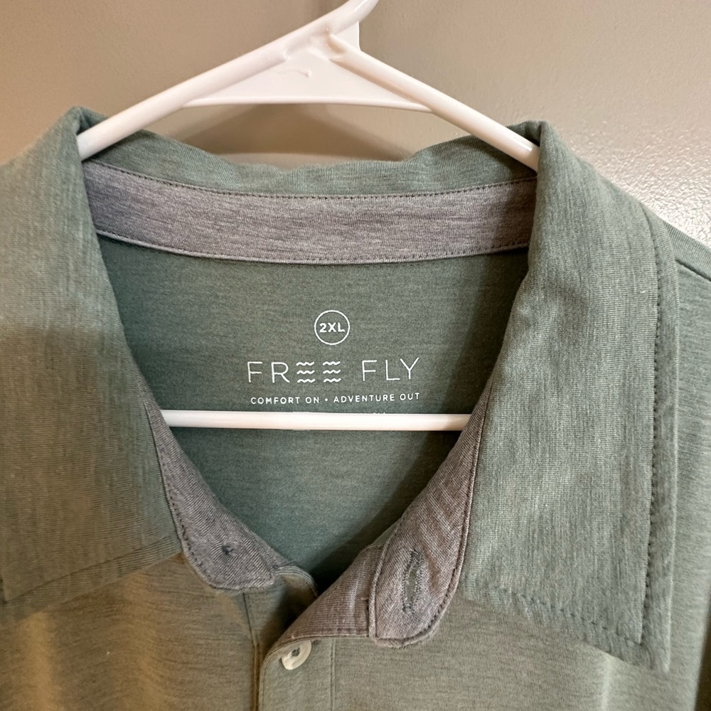 Free fly apparel men’s polo xxl